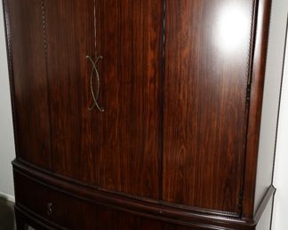 Universal Furniture dark wood armoire/cabinet