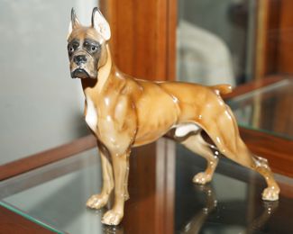 Rosenthal boxer-this little guy has been repaired.