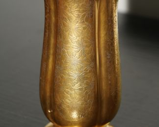 Pickard golden vase