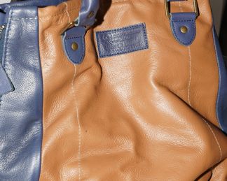 Looptworks handbag-these are made from recycled and upcycled materials. This particular bag is vintage, limited edition, from Southwest Airlines recycled seat cushions.