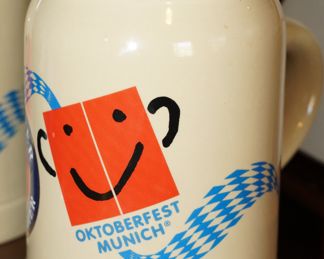 Oktoberfest beer steins x 2