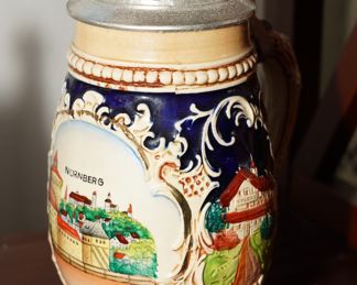 German beer stein