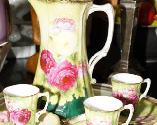 Bavarian porcelain chocolate set