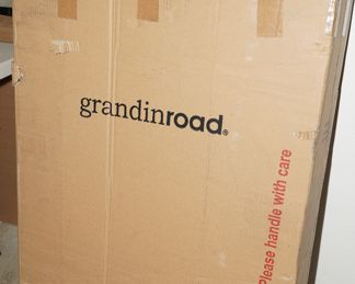 Grandin Road wood dog gate-new in box