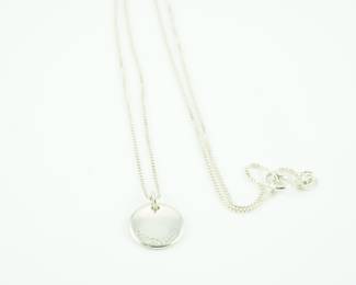 Tiffany & Co medallion necklace-sterling