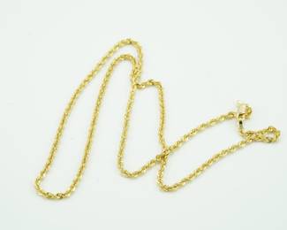 14k yellow gold necklace