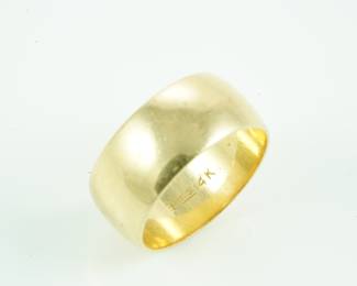 14k yellow gold band