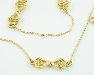 14k yellow gold 18" necklace