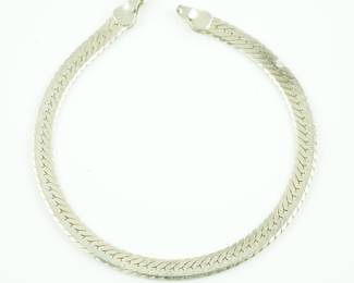 Sterling serpentine bracelet