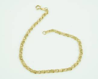 14k yellow gold bracelet