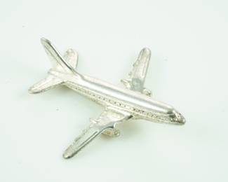 Sterling plane pendant