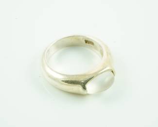 Moonstone & sterling ring