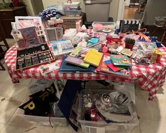 Crafting supplies tons of this is new! This is a great sale for crafters 