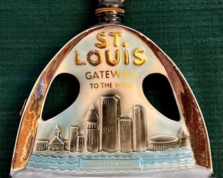 Jim Beam specialty bottle from 1967. The Admiral is sculpted on the back.