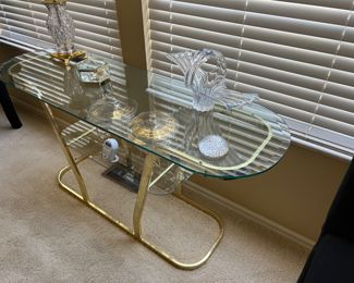 Accent Table and decorative items