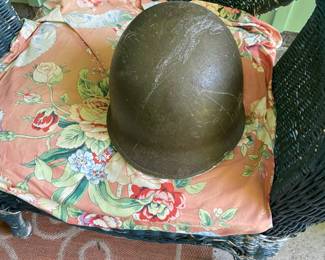 Military metal helmet 