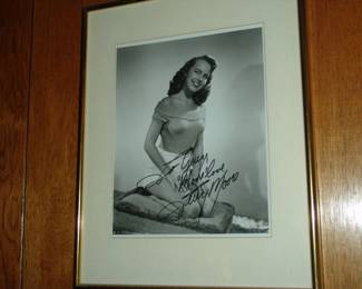 Signed Terry Moore Photograph