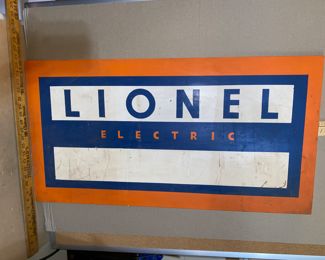 Wood Lionel Electric Sign 36 X 17 $50.00