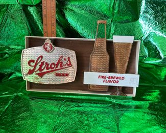 Stroh's Fire Brewed Flavor Sign $40.00