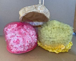 3 Vintage Hats $12.00