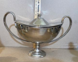 Two Handle Silver Plated Serving Bowl $24.00