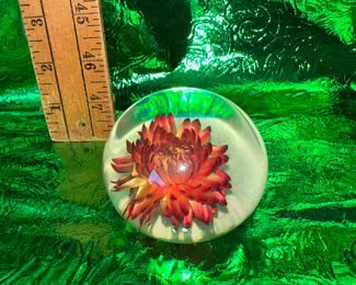 Natural Wonders range/Red Flower Paperweight $10.00