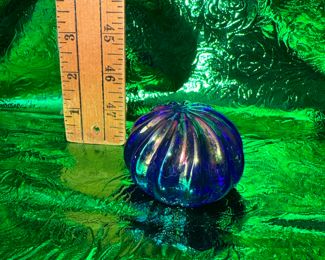 Blue Glass Paperweight $10.00