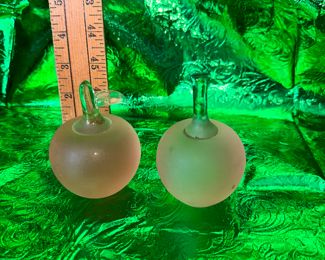 2 Peach Paperweights $12.00