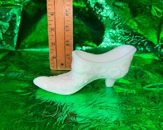 Fenton Milk Glass Shoe $6.00