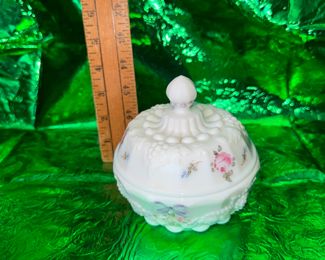 Westmoreland Milk Glass Covered Dish $10.00