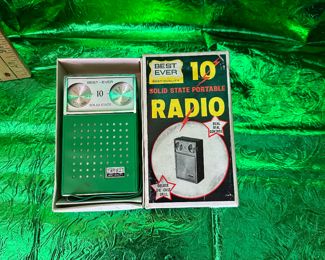 Best Ever Solid State Radio in box $15.00