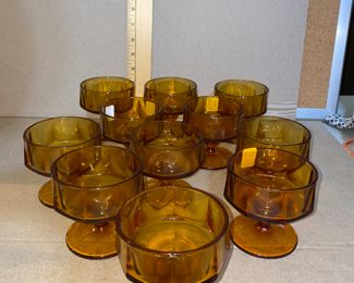 11 Amber Dessert Cups $22.00