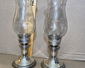 Sterling Silver Weighted Candlesticks $30.00