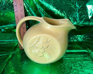 McCoy Shamrock Ice Lip Tilt Pitcher has crazing $15.00