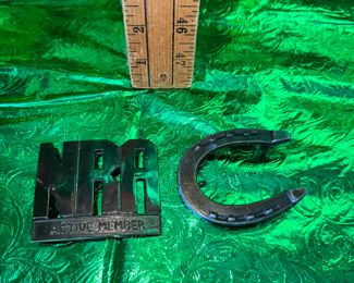 NRA and Horse Shoe Buckles $12.00