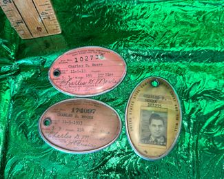 3 Steel Corp Employee Tags $50.00