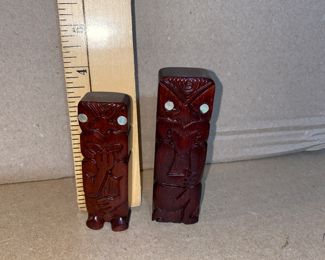 New Zealand Paua Shell Carved Tiki $10.00