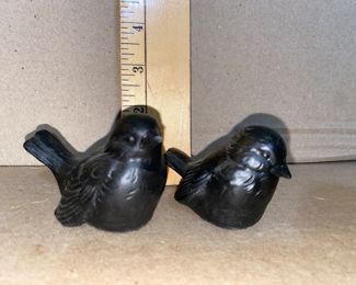 Classique Birds Made of Coal From Wales $10.00 for both 