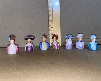 7 Avon Woman Thimbles $21.00