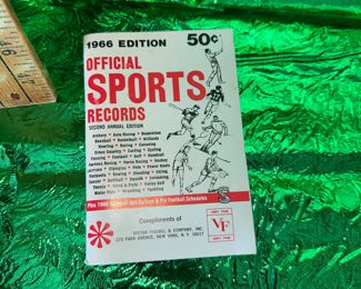 1966 Official Sports Records $5.00
