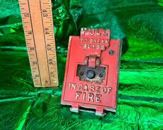 In Case of Fire Pull Plate $6.00