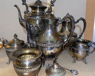 Tea and Coffee Silver Plated all shown $55.00