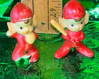 2 Pixie Baseball Players, one is missing a leg $10.00