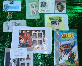 Stamps including Michael Jackson $15.00