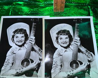 2 Patsy Montana Autographed Photos $12.00