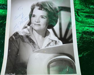Patsy Montana Autographed Photo $6.00