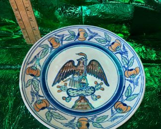 Hand Painted Eagle Plate $6.00