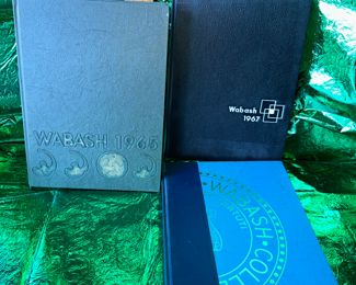 3 Wabash Yearbooks $15.00