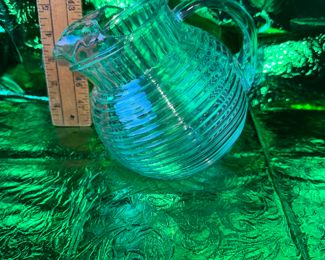 Anchor Hocking Manhattan Ball Pitcher $10.00