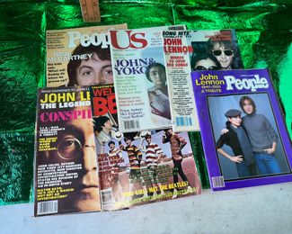 Beatles Magazines See next photo as well $10.00